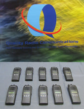 Load image into Gallery viewer, Lot of TEN Motorola HT1250 LS+ 450-512 MHz UHF Two Way Radios

