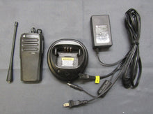 Load image into Gallery viewer, Motorola CP200d 403-470 MHz UHF Two Way Radio AAH01QDC9JA2AN W Cord and Charger

