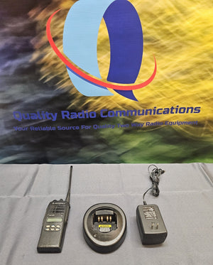 Motorola HT1250 403-470 MHz UHF Two Way Radio w Charger AAH25RDF9AA5AN