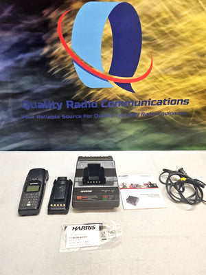Harris XG-25 DPXG-PF78B 764-870 MHz P25 Trunking Two Way Radio w Charger