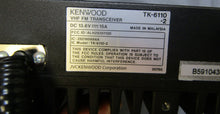 Load image into Gallery viewer, Working Kenwood TK-6110-2 35-50 MHz Low Band Two Way Radio TK-6110 w Mic
