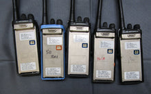 Load image into Gallery viewer, Lot of FIVE MOTOROLA HT750 VHF 136-174 MHz Portable Two-Way Radio AAH25KDC9AA3AN
