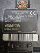 Load image into Gallery viewer, Lot of FOUR Motorola HT1000 136-174 MHz VHF 16 Ch Two Way Radios H01KDC9AA3DN
