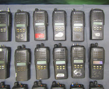 Load image into Gallery viewer, Lot of TWENTY-FIVE Motorola HT1250 403-470 MHz UHF Two Way Radios AAH25RDF9AA5AN
