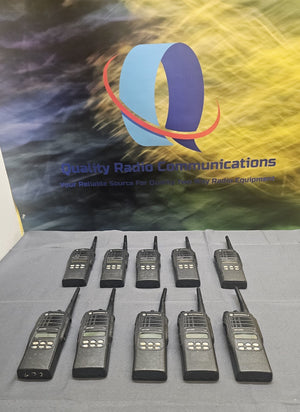 Lot of TEN Motorola HT1250 136-174 MHz VHF Two Way Radio AAH25KDF9AA5AN