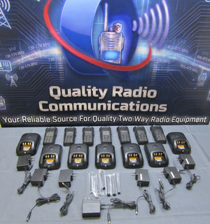 SEVEN Motorola MotoTRBO XPR7550 UHF 403-512 MHz Two Way Radio AAH56RDN9KA1AN