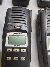 Load image into Gallery viewer, SIX Harris P5400 380-430 MHz UHF P25 Trunking AES 256 Two Way Radio
