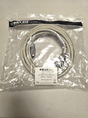 NEW BLACK BOX EDN12H-0025-MF  EDN12H0025MF 25 Foot Male to Female Cable