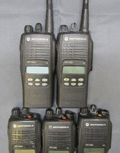 Load image into Gallery viewer, Lot of FIVE Motorola HT1250 403-470 MHz UHF Two Way Radios AAH25RDF9AA5AN w Mic

