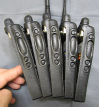 Load image into Gallery viewer, Lot of FIVE Motorola HT1250 403-470 MHz UHF Two Way Radios AAH25RDF9AA5AN w Mic
