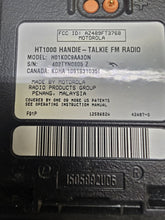 Load image into Gallery viewer, Lot of FOUR Motorola HT1000 136-174 MHz VHF 16 Ch Two Way Radios H01KDC9AA3DN
