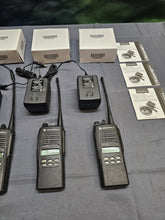 Load image into Gallery viewer, Lot of THREE Motorola HT1250 403-470 MHz UHF Two Way Radios AAH25RDF9AA5AN
