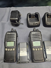 Load image into Gallery viewer, FOUR Icom IC-F3161S 136-174 MHz VHF Two Way Radios with Two Chargers IC-F3161
