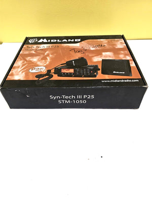 NEW Midland STM1050B-G Syntech III P25 VHF Two Way Radio STM 1050