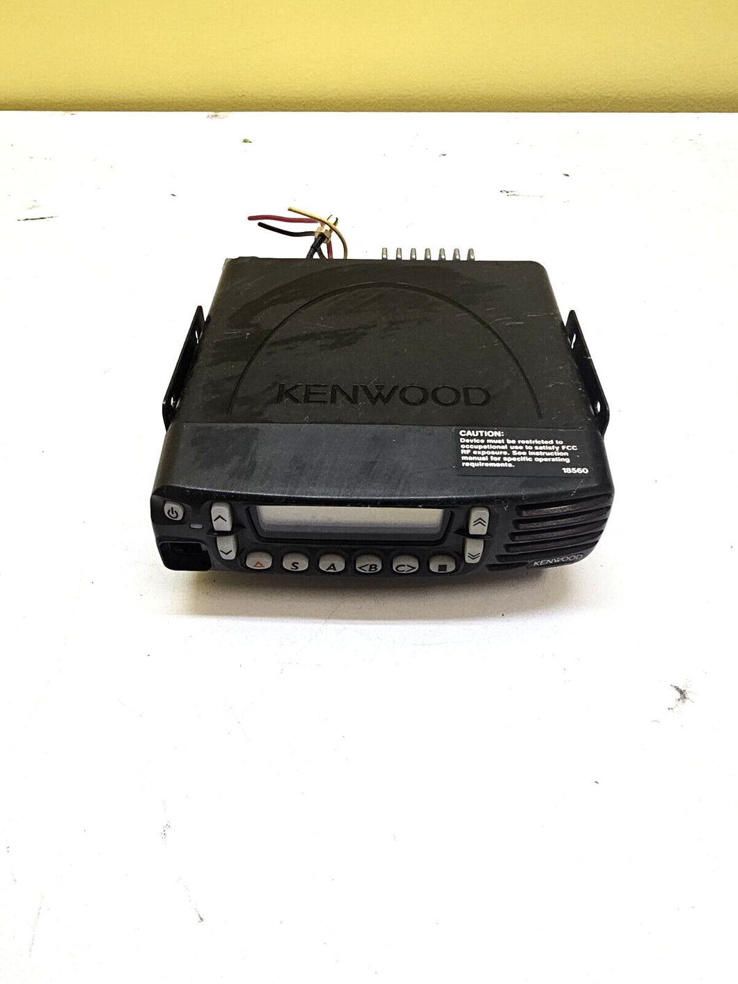 Kenwood TK-7180-K 136-174 MHz VHF Two Way Radio w Bracket TK-7180
